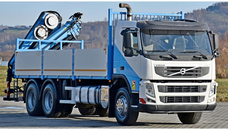 Volvo FM 410 - شاحنات مسطحة, شاحنة كرين: صور 3 Volvo FM 410 - شاحنات مسطحة, شاحنة كرين: صور 3