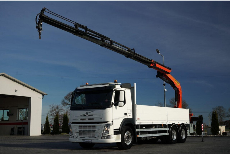 Volvo FM 500 / 6X4 / SKRZYNIOWY 6,5 M / HDS PALFINGER PK 20001-K / PIL - شاحنات مسطحة, شاحنة كرين: صور 1 Volvo FM 500 / 6X4 / SKRZYNIOWY 6,5 M / HDS PALFINGER PK 20001-K / PIL - شاحنات مسطحة, شاحنة كرين: صور 1