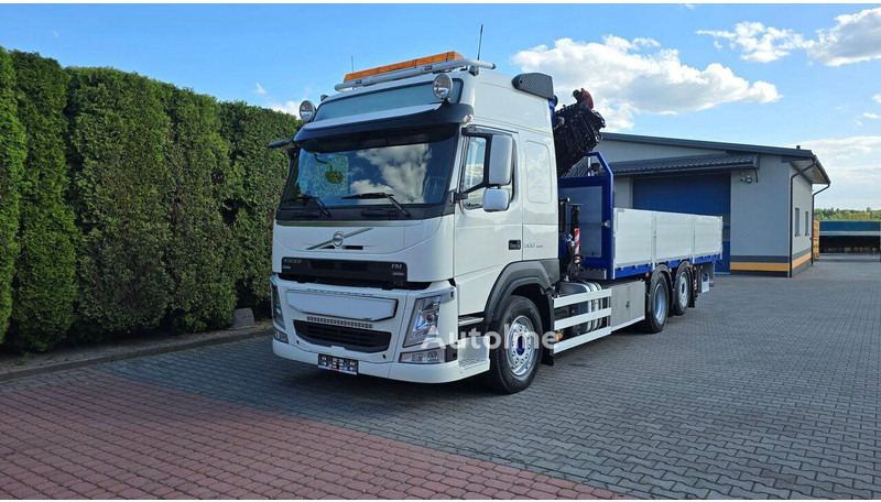 Volvo FM 500 - Flatbed+crane 6x2 - شاحنات مسطحة, شاحنة كرين: صور 1 Volvo FM 500 - Flatbed+crane 6x2 - شاحنات مسطحة, شاحنة كرين: صور 1
