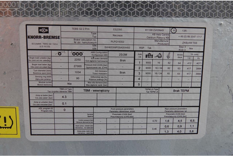 قلابة نصف مقطورة جديد ZASŁAW WYWROTKA 26 m3 / FABRYCZNIE NOWA / STALOWA / RYNNA WANNA HP / OŚ: صور 19
