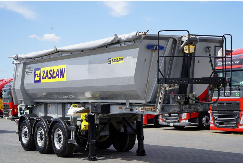 ZASŁAW WYWROTKA 26 m3 / STALOWA / HP / OŚ PODNOSZONA / RYNNA / 2017 - قلابة نصف مقطورة: صور 1 ZASŁAW WYWROTKA 26 m3 / STALOWA / HP / OŚ PODNOSZONA / RYNNA / 2017 - قلابة نصف مقطورة: صور 1