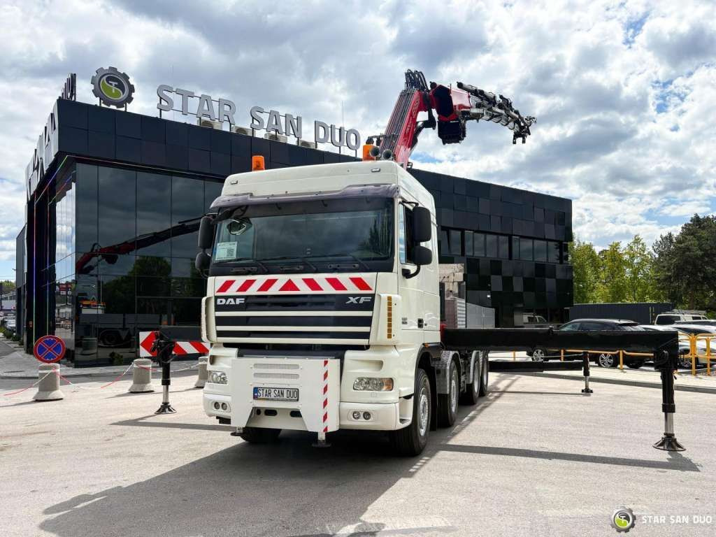 DAF XF 105.510 8x4 FASSI F800 XP Crane Fifth wheel - شاحنة كرين: صور 5 DAF XF 105.510 8x4 FASSI F800 XP Crane Fifth wheel - شاحنة كرين: صور 5