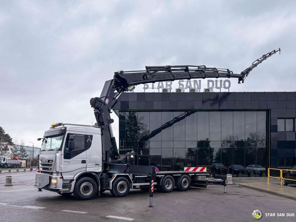 Iveco STRALIS AS320S50Y 8x2 HMF 8520-0K6 FLY JIB Winc - شاحنة كرين: صور 3 Iveco STRALIS AS320S50Y 8x2 HMF 8520-0K6 FLY JIB Winc - شاحنة كرين: صور 3