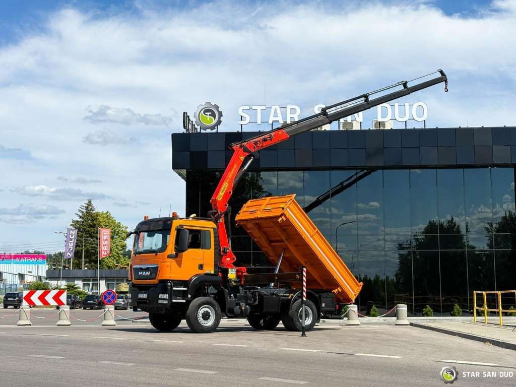 MAN TGS 18.480 4x4 PALFINGER PK 22002 Crane Kipper - قلابات: صور 4 MAN TGS 18.480 4x4 PALFINGER PK 22002 Crane Kipper - قلابات: صور 4