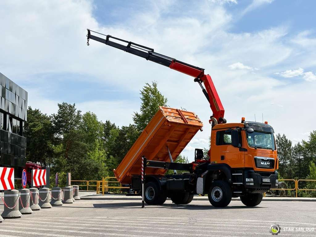 MAN TGS 18.480 4x4 PALFINGER PK 22002 Crane Kipper - شاحنة كرين: صور 2 MAN TGS 18.480 4x4 PALFINGER PK 22002 Crane Kipper - شاحنة كرين: صور 2