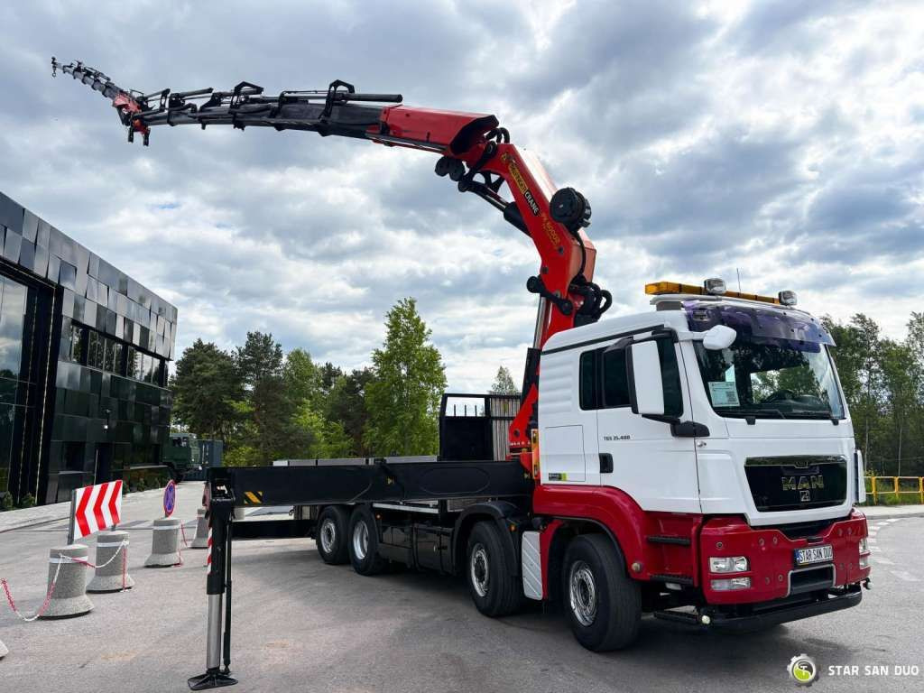 MAN TGS 35.480 8x4 PALFINGER PK 60002 Fly Jib Winch - شاحنة كرين: صور 4 MAN TGS 35.480 8x4 PALFINGER PK 60002 Fly Jib Winch - شاحنة كرين: صور 4