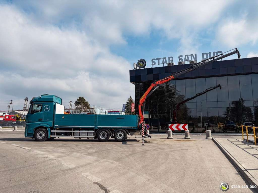 Mercedes-Benz ACTROS 2545 6x2 Palfinger PK 16001 HDS Crane Mercedes-Benz ACTROS 2545 6x2 Palfinger PK 16001 HDS Crane - شاحنة كرين, شاحنات مسطحة: صور 2 Mercedes-Benz ACTROS 2545 6x2 Palfinger PK 16001 HDS Crane Mercedes-Benz ACTROS 2545 6x2 Palfinger PK 16001 HDS Crane - شاحنة كرين, شاحنات مسطحة: صور 2