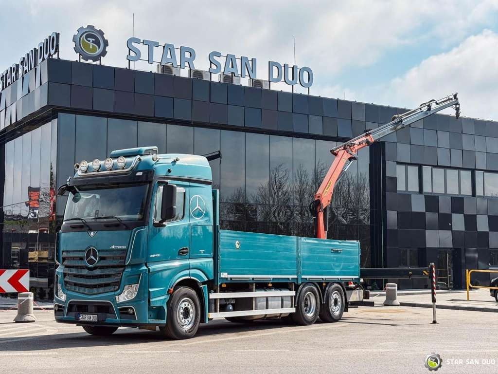 Mercedes-Benz ACTROS 2545 6x2 Palfinger PK 16001 HDS Crane Mercedes-Benz ACTROS 2545 6x2 Palfinger PK 16001 HDS Crane - شاحنة كرين, شاحنات مسطحة: صور 1 Mercedes-Benz ACTROS 2545 6x2 Palfinger PK 16001 HDS Crane Mercedes-Benz ACTROS 2545 6x2 Palfinger PK 16001 HDS Crane - شاحنة كرين, شاحنات مسطحة: صور 1