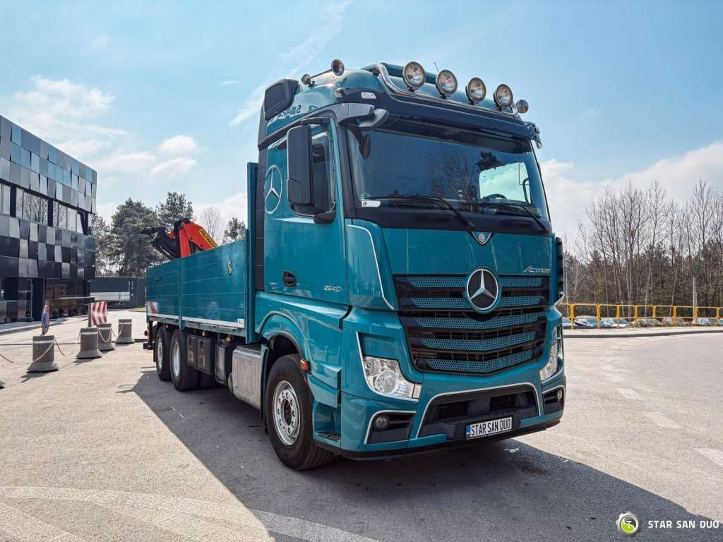 Mercedes-Benz ACTROS 2545 6x2 Palfinger PK 16001 HDS Crane Mercedes-Benz ACTROS 2545 6x2 Palfinger PK 16001 HDS Crane - شاحنة كرين, شاحنات مسطحة: صور 5 Mercedes-Benz ACTROS 2545 6x2 Palfinger PK 16001 HDS Crane Mercedes-Benz ACTROS 2545 6x2 Palfinger PK 16001 HDS Crane - شاحنة كرين, شاحنات مسطحة: صور 5