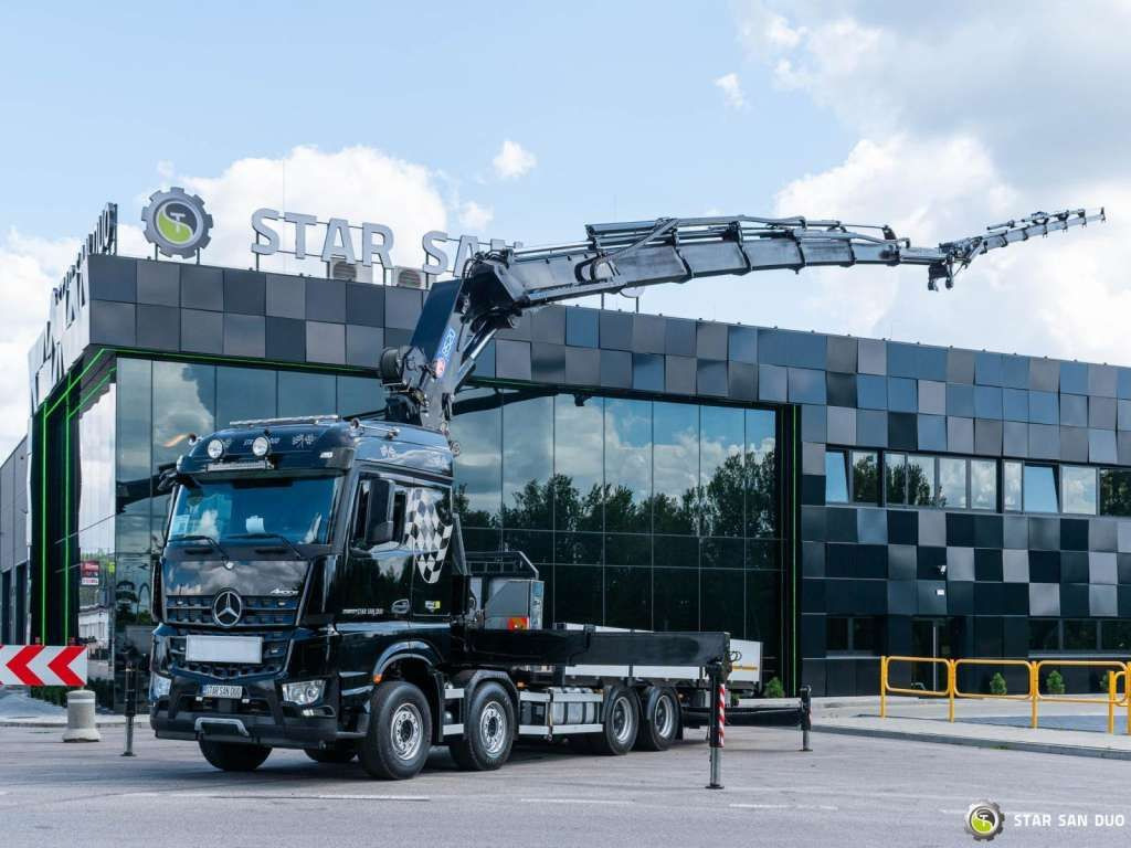 Mercedes-Benz AROCS 3251 8x4 HMF 8520 Fly Jib Winch - شاحنة كرين: صور 3 Mercedes-Benz AROCS 3251 8x4 HMF 8520 Fly Jib Winch - شاحنة كرين: صور 3