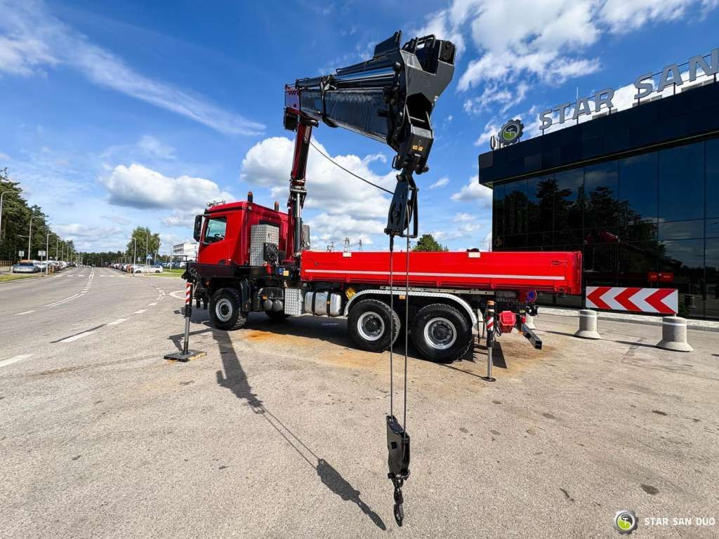 Mercedes-Benz AROCS 3345 6x6 HMF 3220 Winch Crane tipper - شاحنة كرين: صور 4 Mercedes-Benz AROCS 3345 6x6 HMF 3220 Winch Crane tipper - شاحنة كرين: صور 4