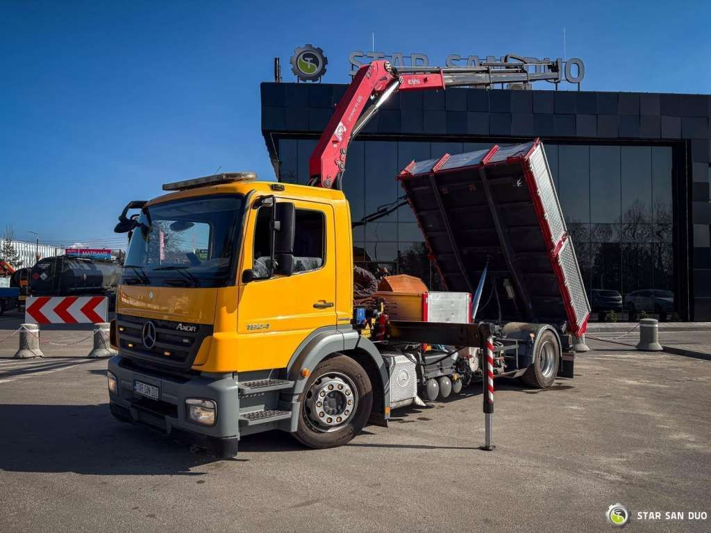Mercedes-Benz AXOR 1824 4x2 HMF 975 HDS Crane Rotator Kipper Mercedes-Benz AXOR 1824 4x2 HMF 975 HDS Crane Rotator Kipper - قلابات: صور 4 Mercedes-Benz AXOR 1824 4x2 HMF 975 HDS Crane Rotator Kipper Mercedes-Benz AXOR 1824 4x2 HMF 975 HDS Crane Rotator Kipper - قلابات: صور 4