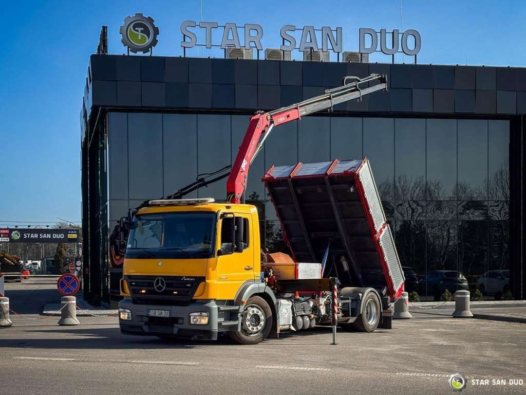 Mercedes-Benz AXOR 1824 4x2 HMF 975 HDS Crane Rotator Kipper Mercedes-Benz AXOR 1824 4x2 HMF 975 HDS Crane Rotator Kipper - قلابات: صور 1 Mercedes-Benz AXOR 1824 4x2 HMF 975 HDS Crane Rotator Kipper Mercedes-Benz AXOR 1824 4x2 HMF 975 HDS Crane Rotator Kipper - قلابات: صور 1