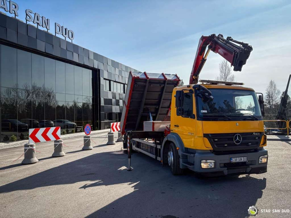 Mercedes-Benz AXOR 1824 4x2 HMF 975 HDS Crane Rotator Kipper Mercedes-Benz AXOR 1824 4x2 HMF 975 HDS Crane Rotator Kipper - قلابات: صور 2 Mercedes-Benz AXOR 1824 4x2 HMF 975 HDS Crane Rotator Kipper Mercedes-Benz AXOR 1824 4x2 HMF 975 HDS Crane Rotator Kipper - قلابات: صور 2