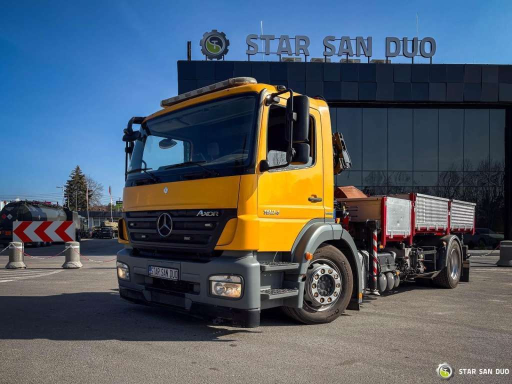 Mercedes-Benz AXOR 1824 4x2 HMF 975 HDS Crane Rotator Kipper Mercedes-Benz AXOR 1824 4x2 HMF 975 HDS Crane Rotator Kipper - قلابات: صور 3 Mercedes-Benz AXOR 1824 4x2 HMF 975 HDS Crane Rotator Kipper Mercedes-Benz AXOR 1824 4x2 HMF 975 HDS Crane Rotator Kipper - قلابات: صور 3