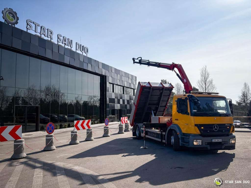 Mercedes-Benz AXOR 1824 4x2 HMF 975 HDS Crane Rotator Kipper Mercedes-Benz AXOR 1824 4x2 HMF 975 HDS Crane Rotator Kipper - قلابات: صور 5 Mercedes-Benz AXOR 1824 4x2 HMF 975 HDS Crane Rotator Kipper Mercedes-Benz AXOR 1824 4x2 HMF 975 HDS Crane Rotator Kipper - قلابات: صور 5