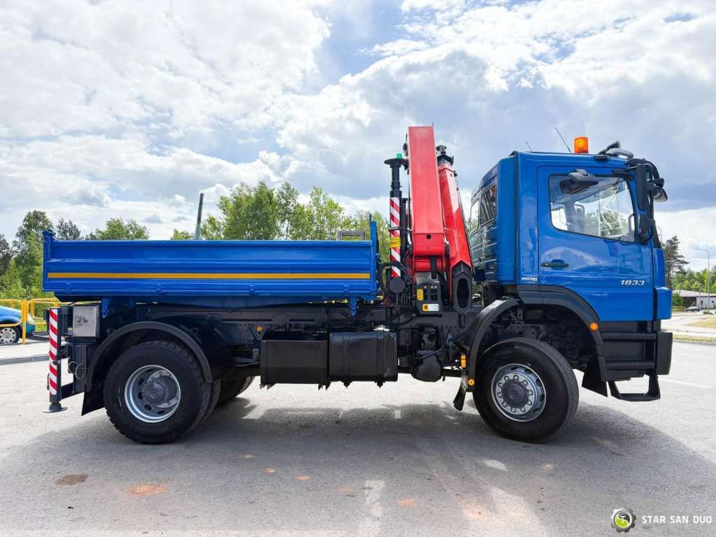 شاحنة كرين Mercedes-Benz  AXOR 1833 4x4 Palfinger PK 22002 EH Crane Winch: صور 9