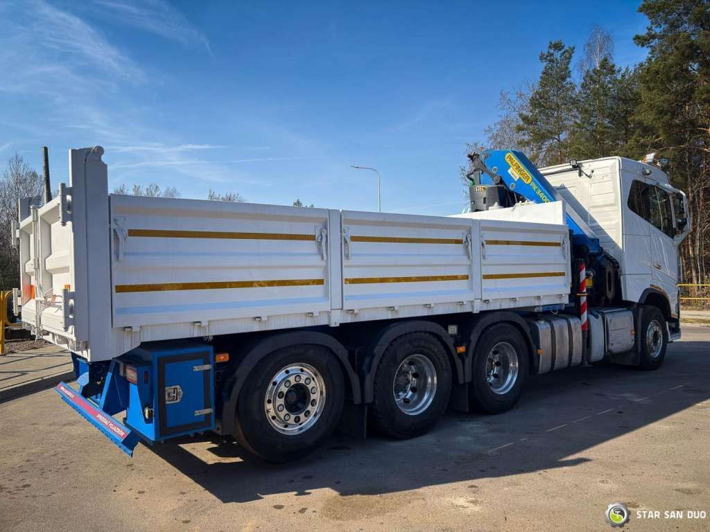 شاحنة كرين Volvo  FH 16.550 8x4 Palfinger PK 34002-SH Crane Kippe: صور 6