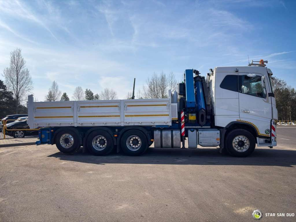 شاحنة كرين Volvo  FH 16.550 8x4 Palfinger PK 34002-SH Crane Kippe: صور 9
