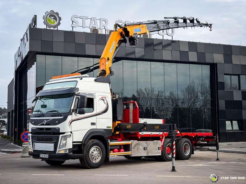 Volvo FM 450 6x2 EFFER 395/8S Euro 6 Crane Winch - شاحنة كرين: صور 1 Volvo FM 450 6x2 EFFER 395/8S Euro 6 Crane Winch - شاحنة كرين: صور 1