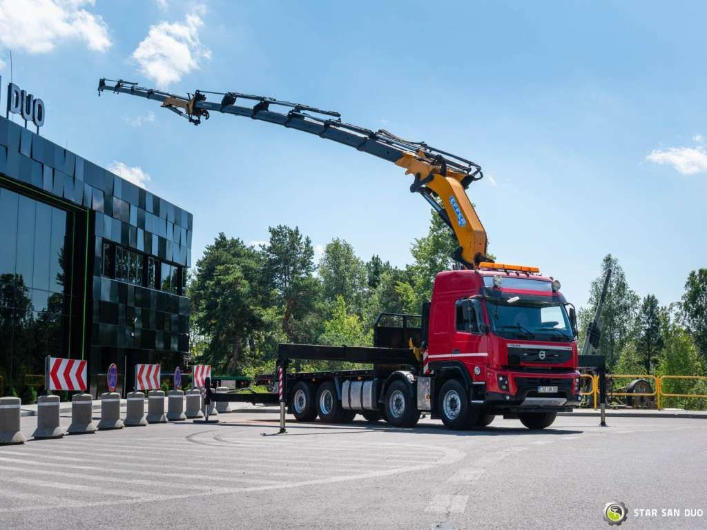 Volvo FMX 500 8x2 Effer 585 Fly Jib Winch Crane Kran - شاحنة كرين: صور 4 Volvo FMX 500 8x2 Effer 585 Fly Jib Winch Crane Kran - شاحنة كرين: صور 4