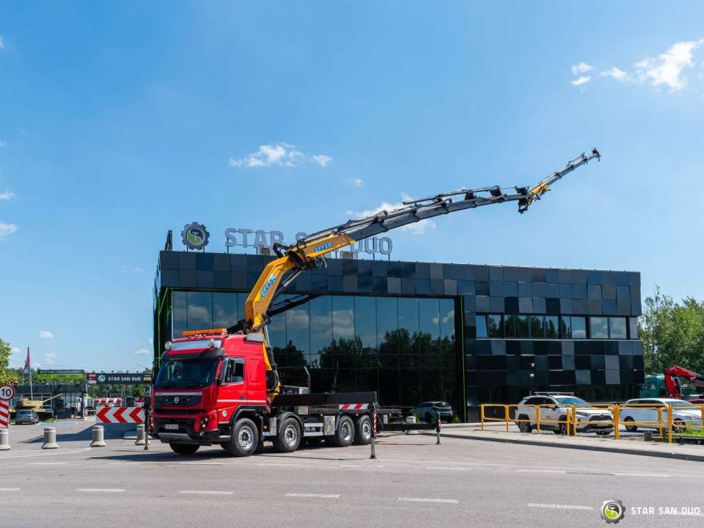 Volvo FMX 500 8x2 Effer 585 Fly Jib Winch Crane Kran - شاحنة كرين: صور 2 Volvo FMX 500 8x2 Effer 585 Fly Jib Winch Crane Kran - شاحنة كرين: صور 2
