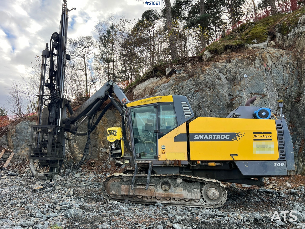 Atlas Copco Flexiroc T40-11 borerigg m/2540 hammer,CME sliper og gps - آلة حفر: صور 1 Atlas Copco Flexiroc T40-11 borerigg m/2540 hammer,CME sliper og gps - آلة حفر: صور 1