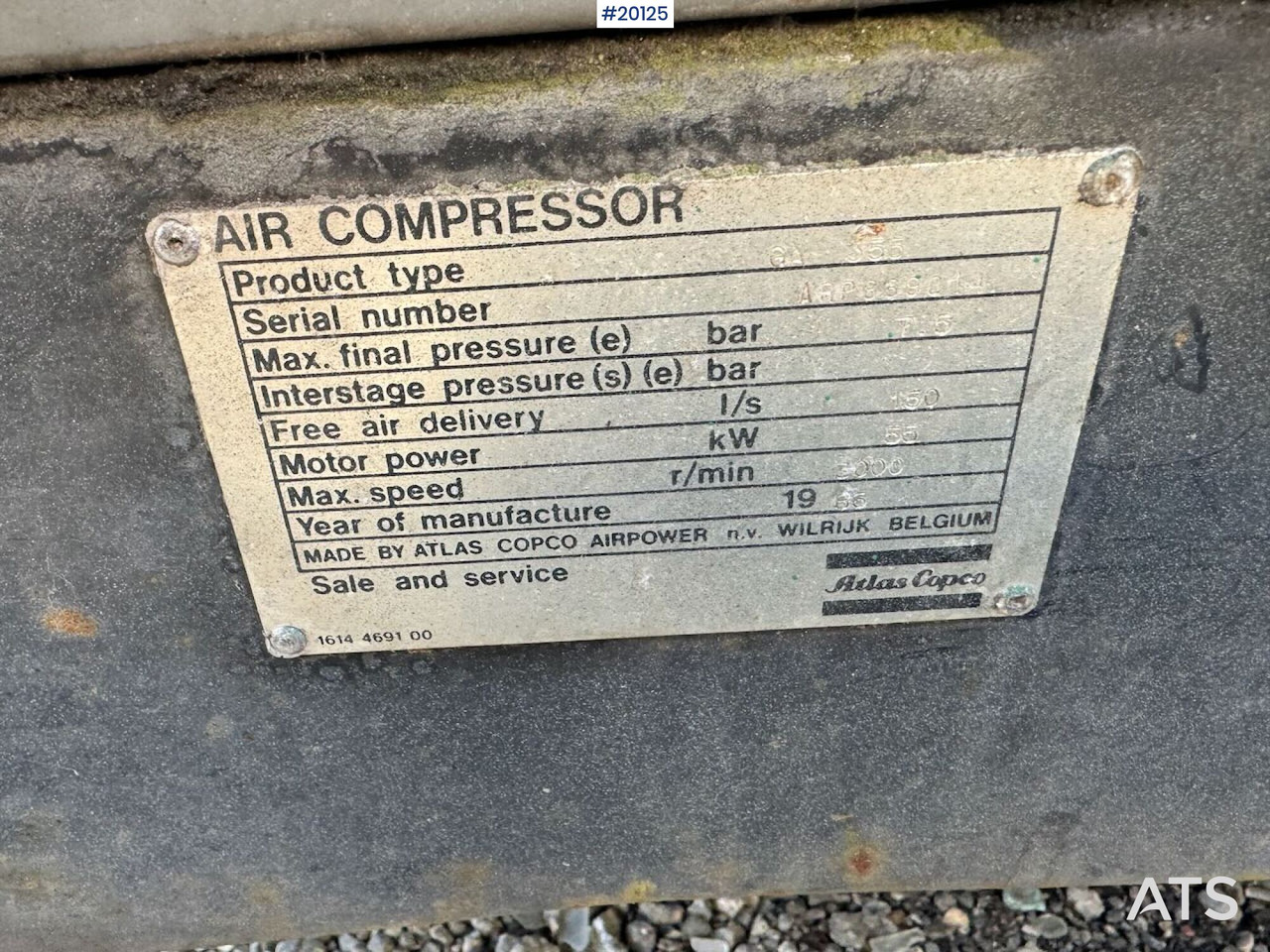 آلات البناء Atlas Copco GA 355: صور 10