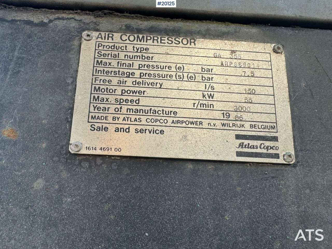 آلات البناء Atlas Copco GA 355: صور 11