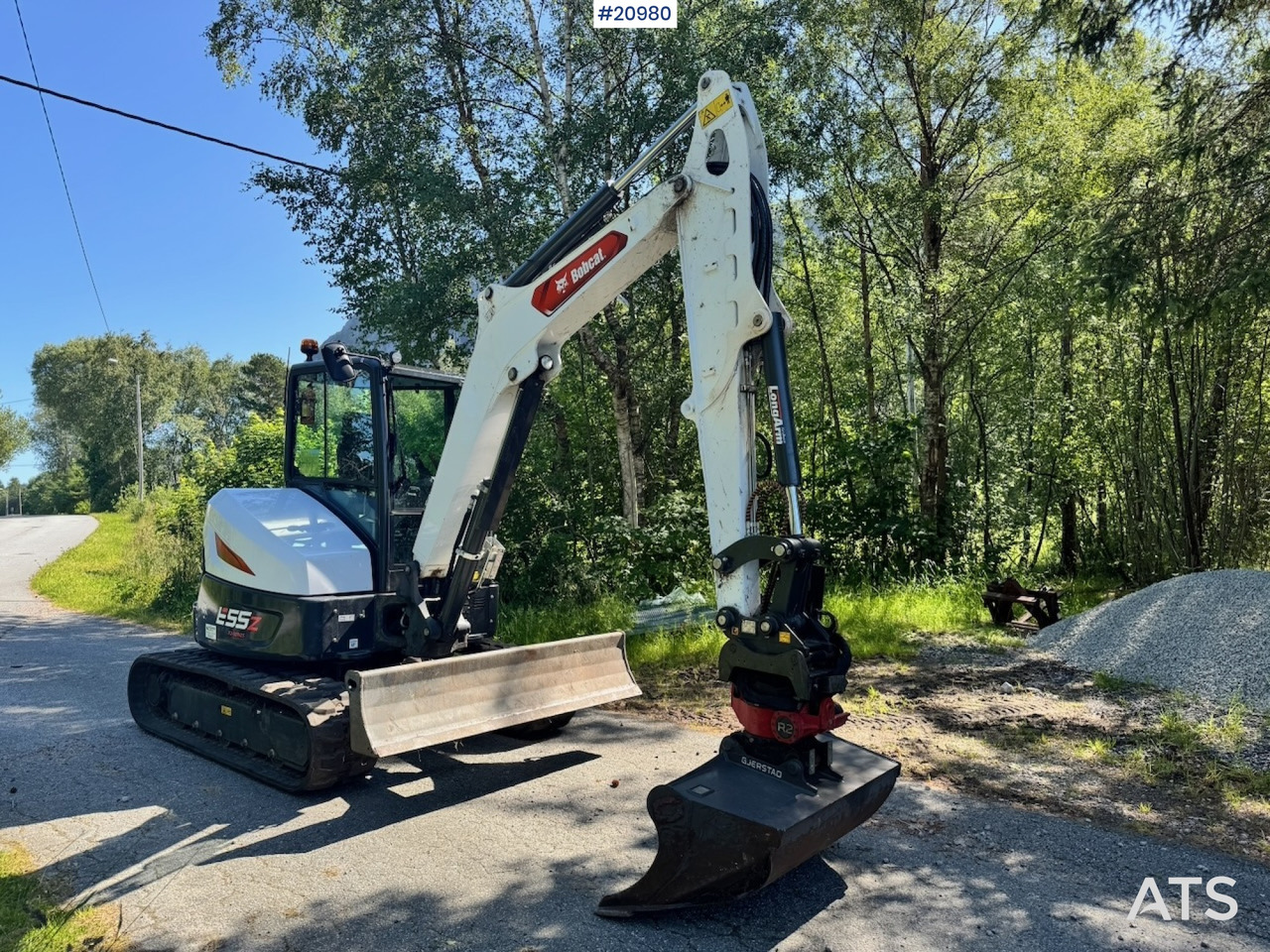 Bobcat E55Z Minigraver m/ Rototilt og 2 skuffer. 230 timer! - حفارة مصغرة: صور 4 Bobcat E55Z Minigraver m/ Rototilt og 2 skuffer. 230 timer! - حفارة مصغرة: صور 4