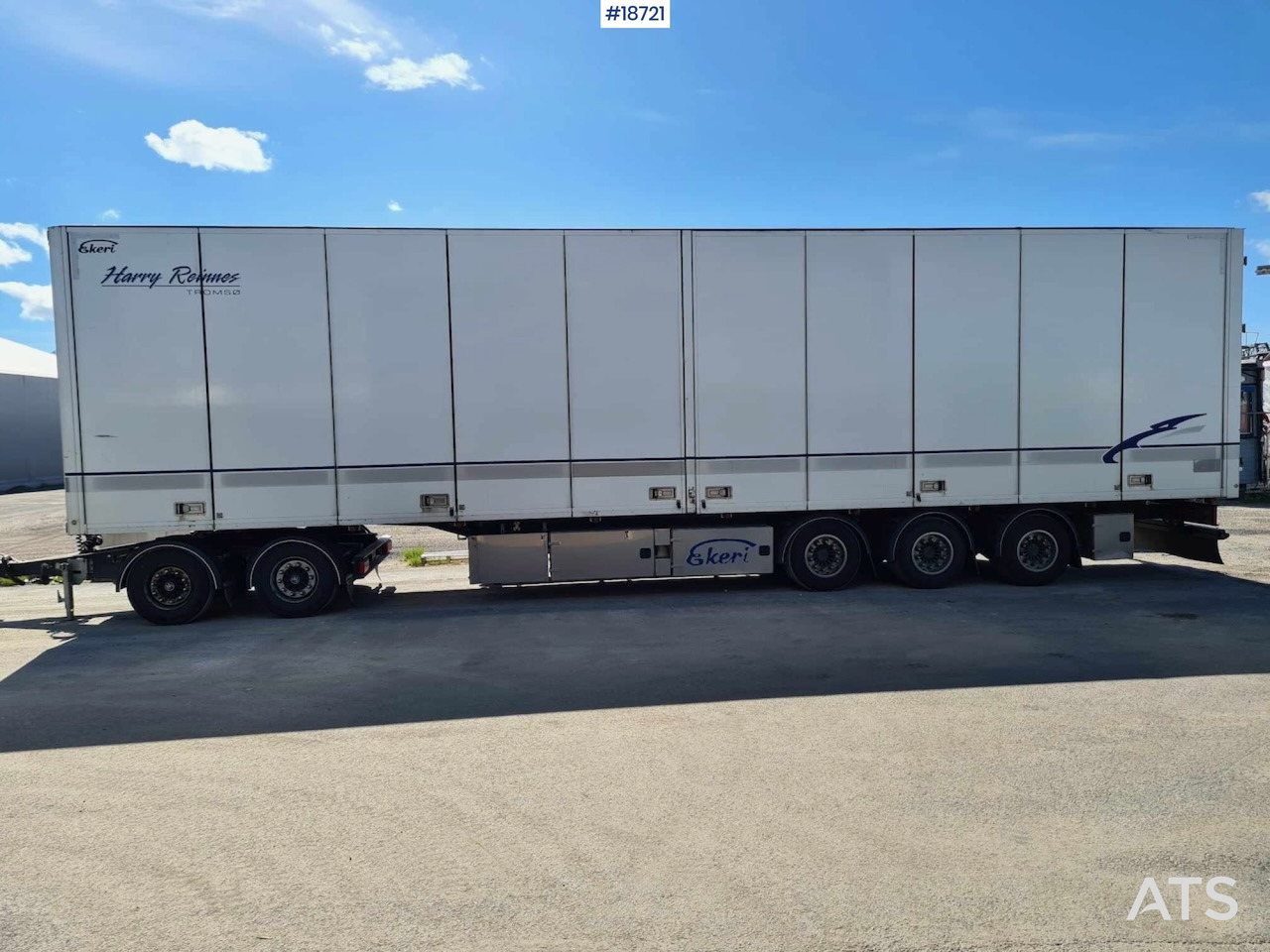 Ekeri 3-axle cabinet semitrailer w/ full side opening. - بصندوق مغلق مقطورة: صور 2 Ekeri 3-axle cabinet semitrailer w/ full side opening. - بصندوق مغلق مقطورة: صور 2