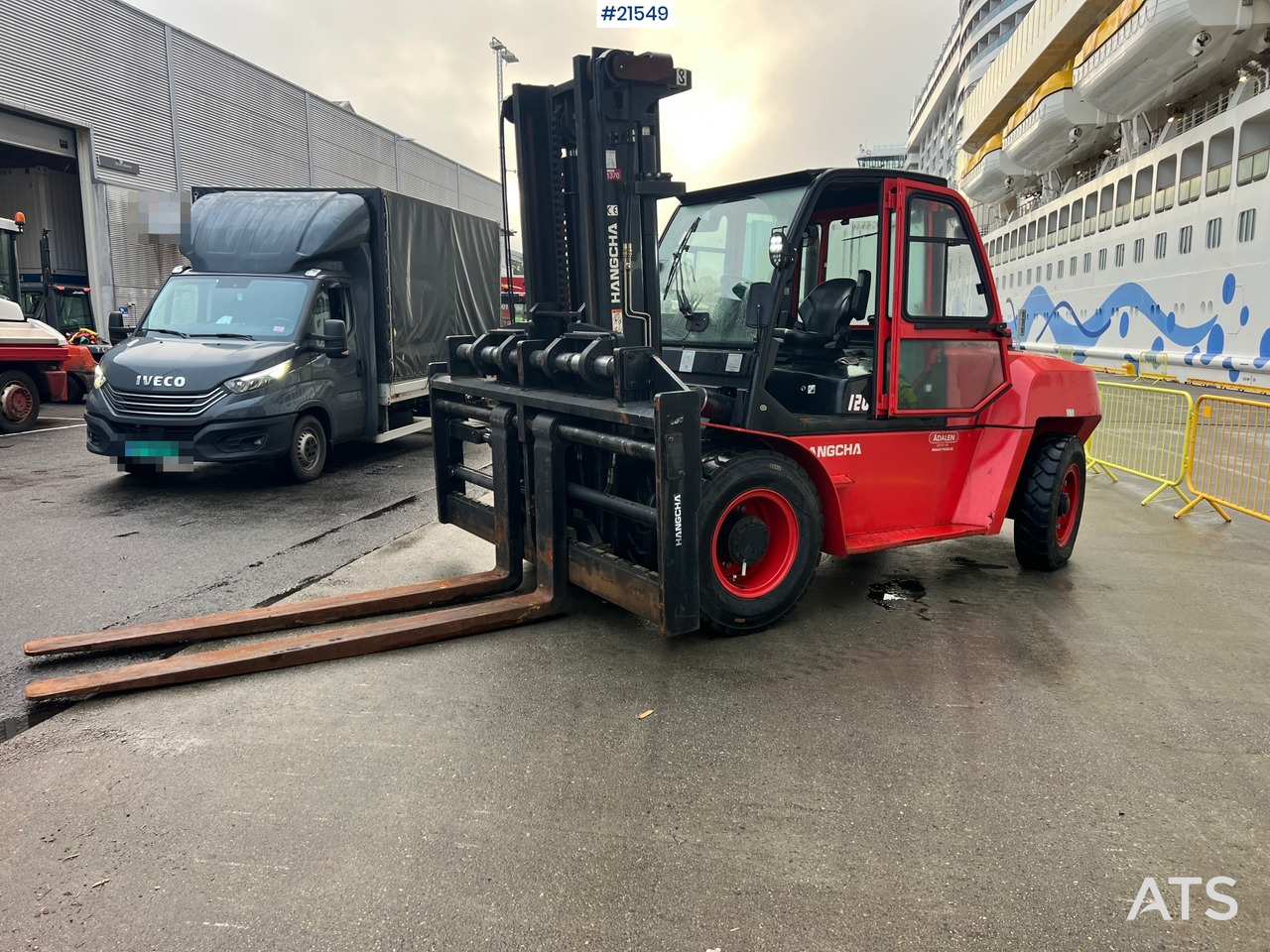 Hangcha CPCD120 Gaffeltruck m/ hydrauliske gafler, sideforskyvning og lite timer - رافعة شوكية ديزل: صور 1 Hangcha CPCD120 Gaffeltruck m/ hydrauliske gafler, sideforskyvning og lite timer - رافعة شوكية ديزل: صور 1