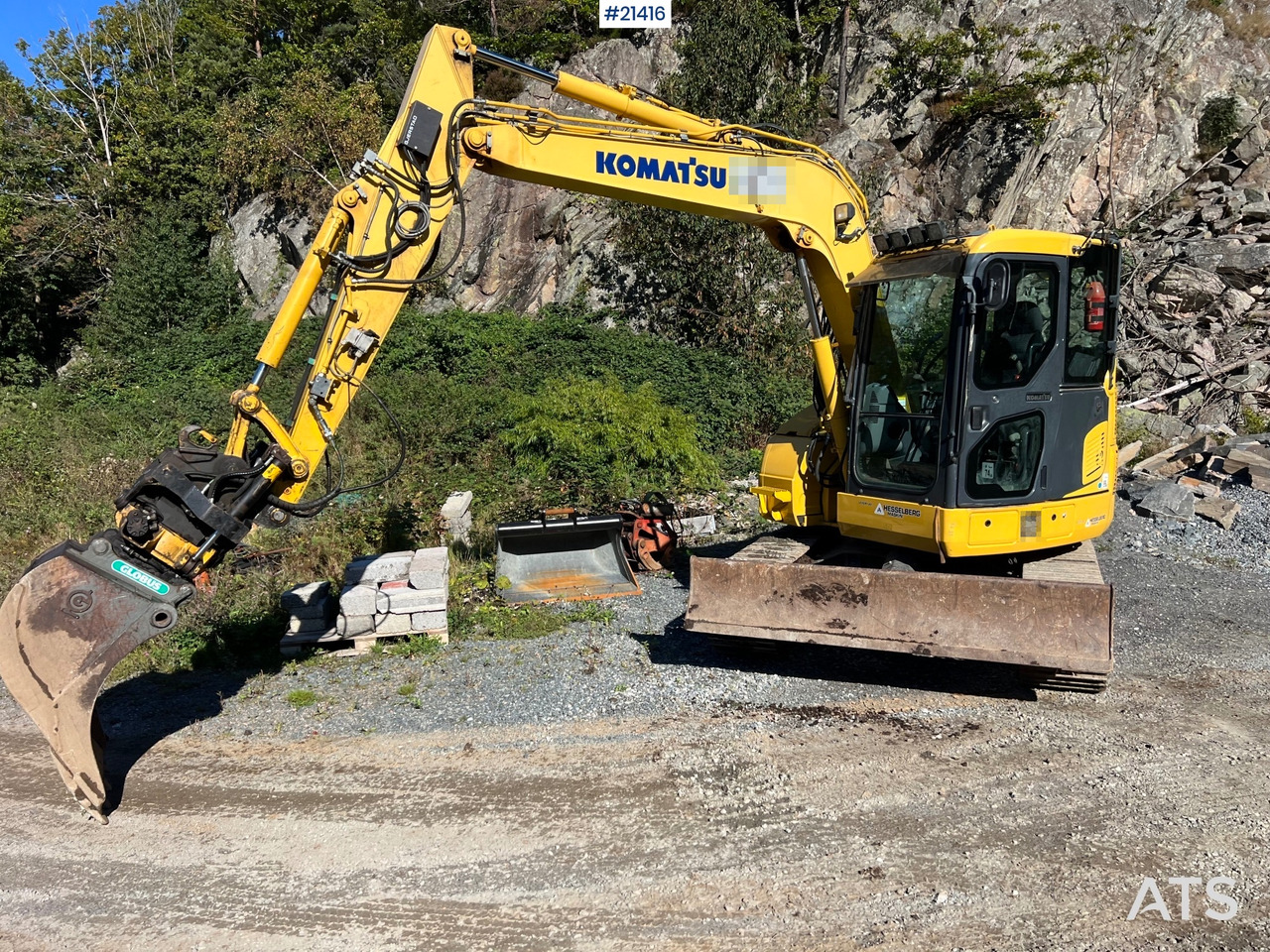 Komatsu PC78us Gravemaskin m/ Rototilt, pusseskuffe, smalskuffe og graveskuffe - حفارات زحافة: صور 2 Komatsu PC78us Gravemaskin m/ Rototilt, pusseskuffe, smalskuffe og graveskuffe - حفارات زحافة: صور 2