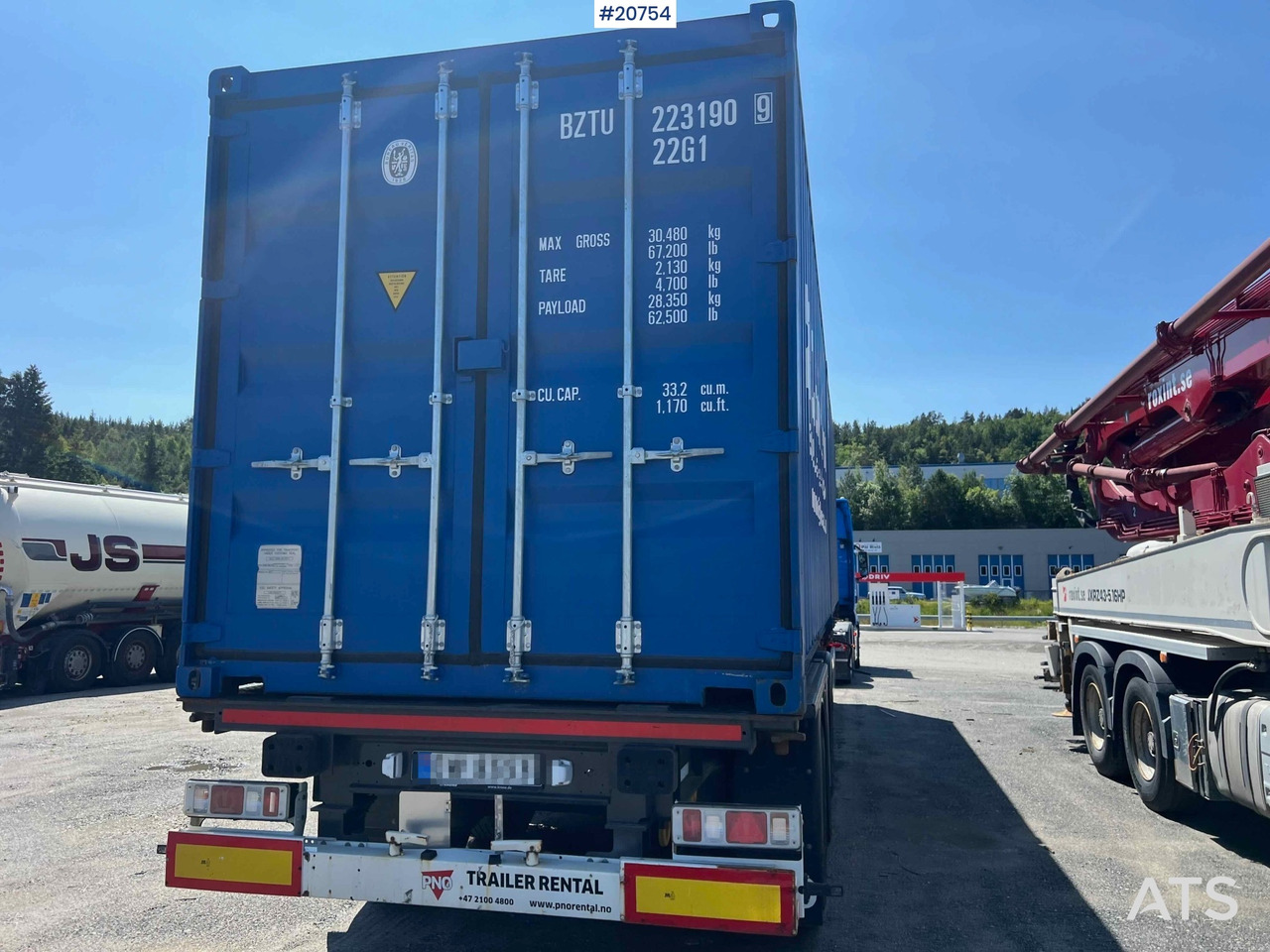 Krone containerhenger - شاحنات الحاويات/ جسم علوي قابل للتغيير نصف مقطورة: صور 4 Krone containerhenger - شاحنات الحاويات/ جسم علوي قابل للتغيير نصف مقطورة: صور 4