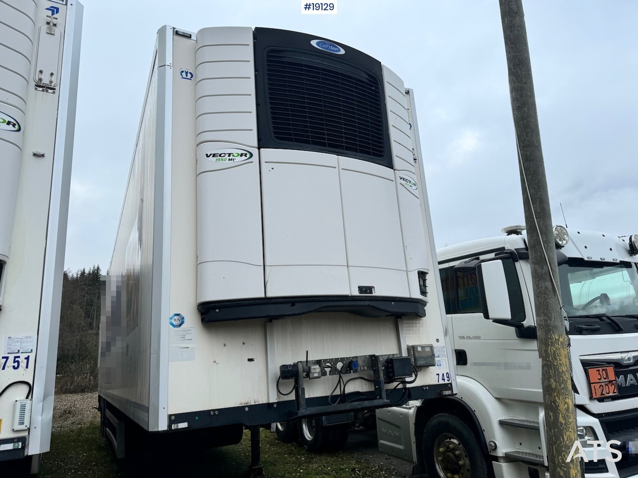 Krone thermotralle - مبردة نصف مقطورة: صور 1 Krone thermotralle - مبردة نصف مقطورة: صور 1