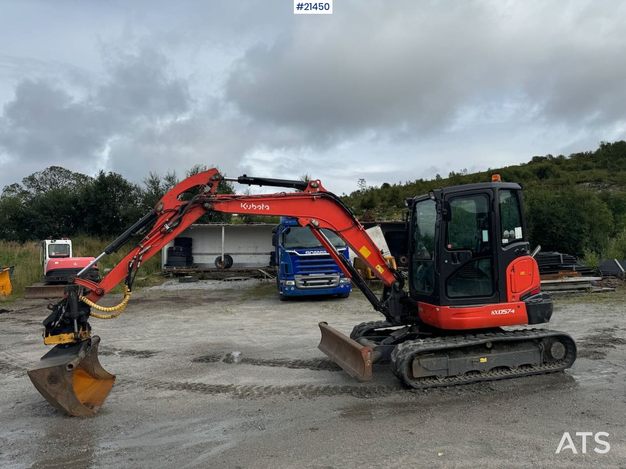 Kubota KX 057-4 - حفارات زحافة: صور 2 Kubota KX 057-4 - حفارات زحافة: صور 2
