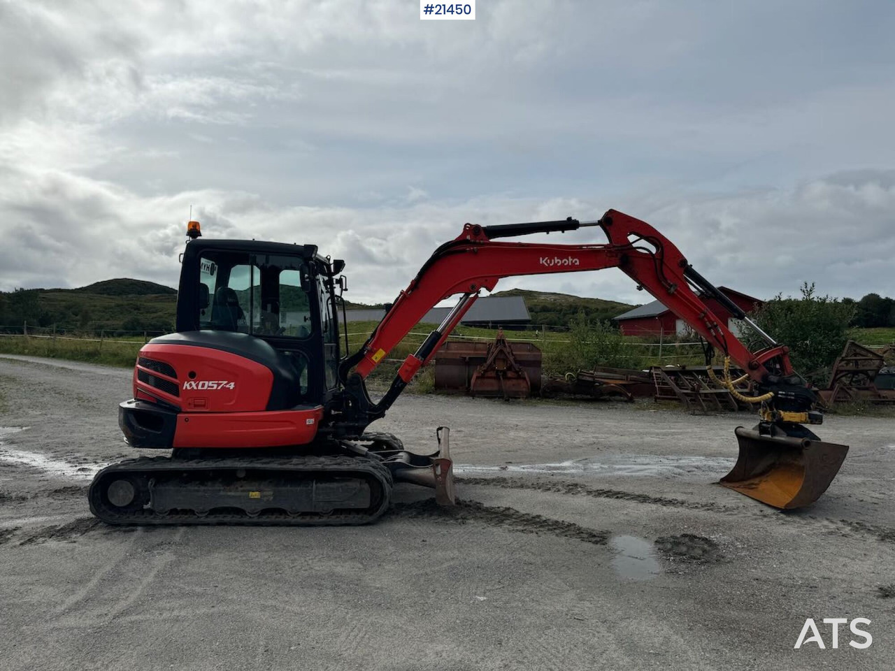 حفارات زحافة Kubota KX 057-4: صور 8
