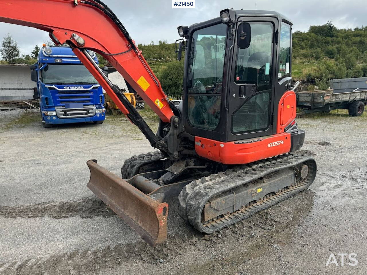 حفارات زحافة Kubota KX 057-4: صور 11