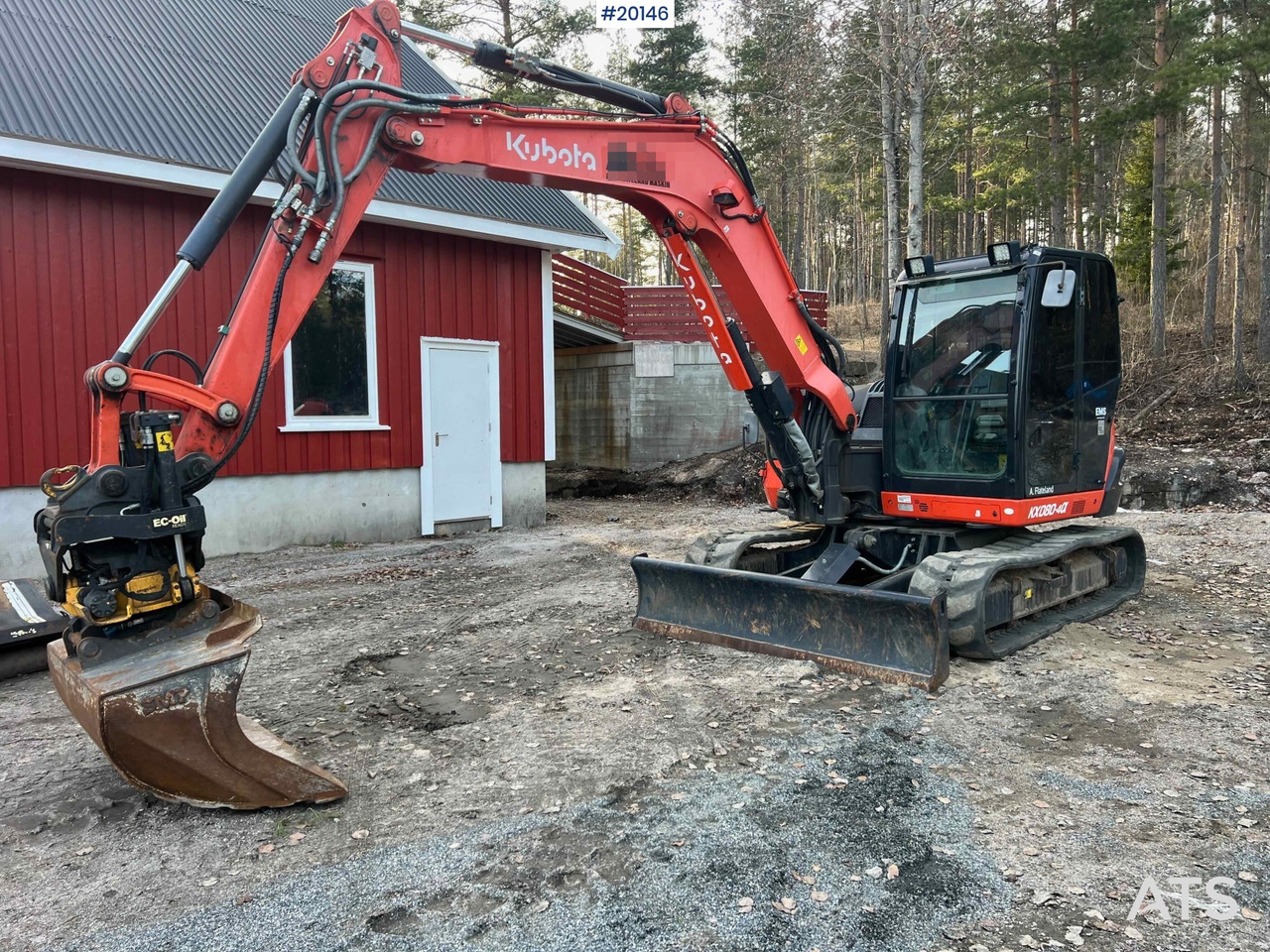 Kubota KX080-4 - حفارة: صور 1 Kubota KX080-4 - حفارة: صور 1