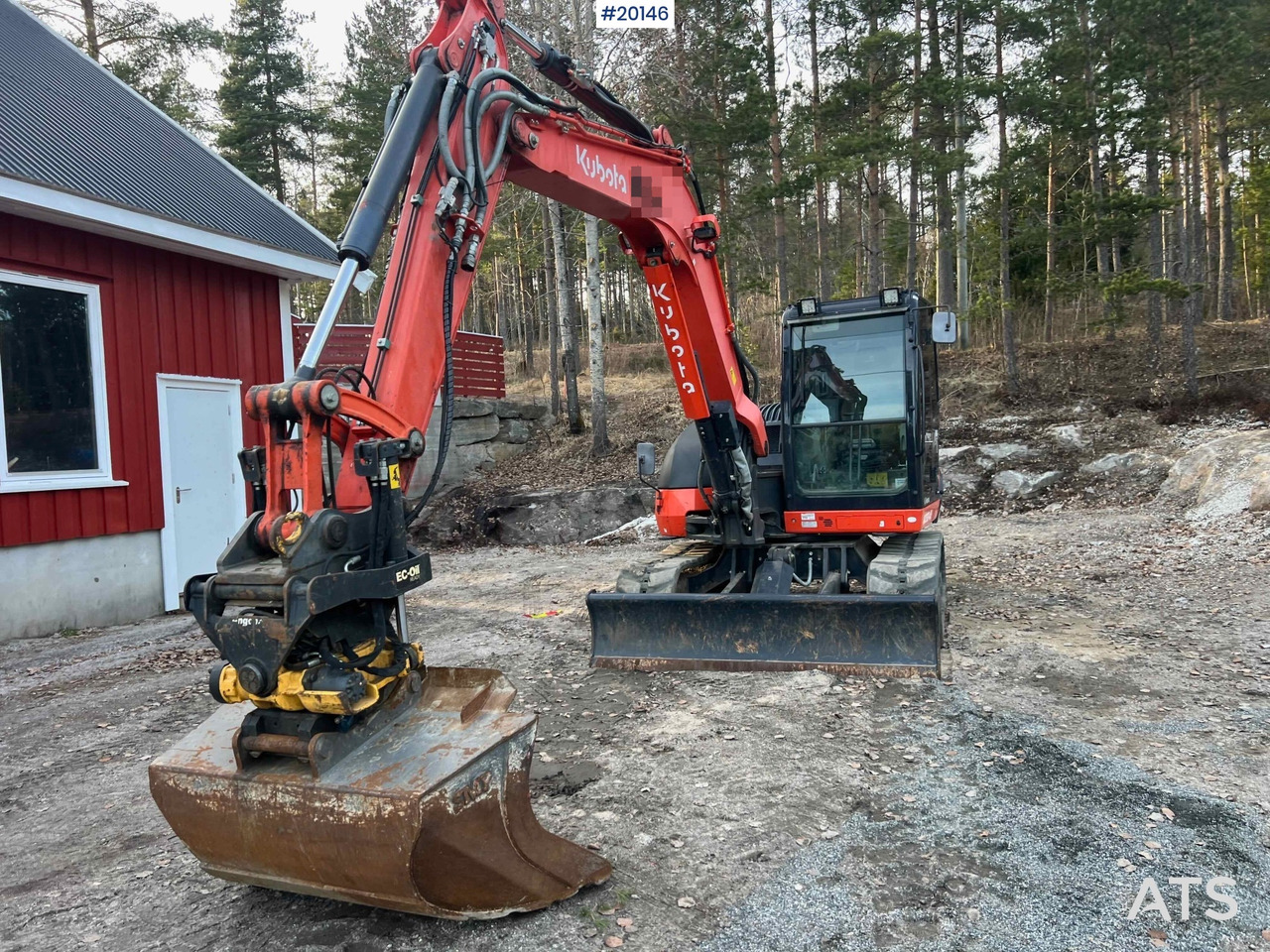 Kubota KX080-4 - حفارة: صور 3 Kubota KX080-4 - حفارة: صور 3