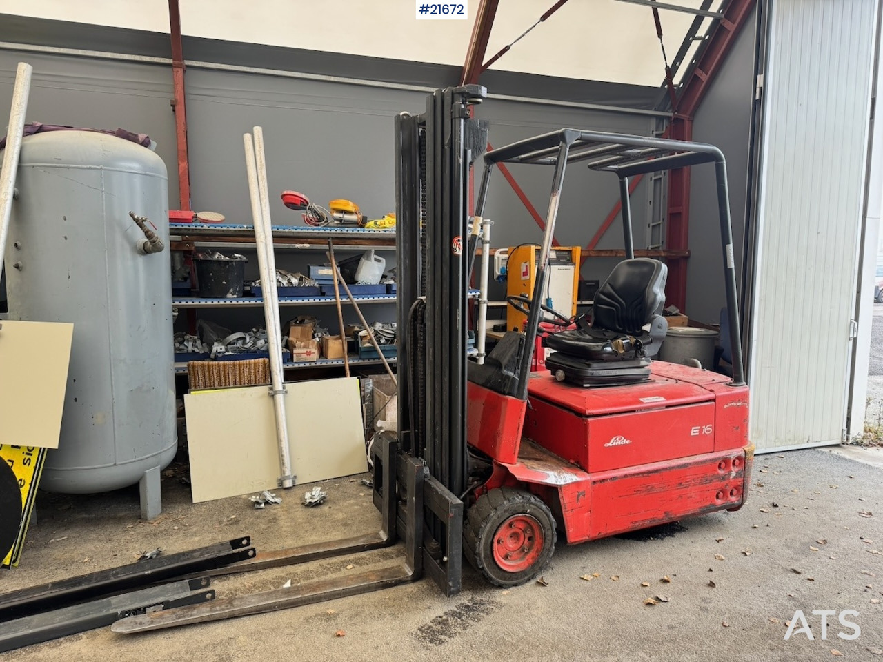 Linde Linde E16 EL Truck m/ forlengere. - رافعة شوكية كهربائية: صور 2 Linde Linde E16 EL Truck m/ forlengere. - رافعة شوكية كهربائية: صور 2