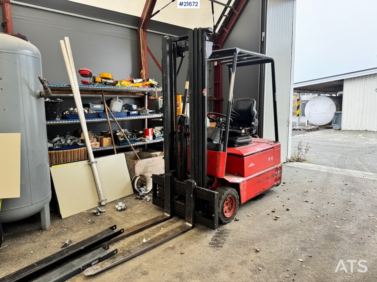 Linde Linde E16 EL Truck m/ forlengere. - رافعة شوكية كهربائية: صور 1 Linde Linde E16 EL Truck m/ forlengere. - رافعة شوكية كهربائية: صور 1