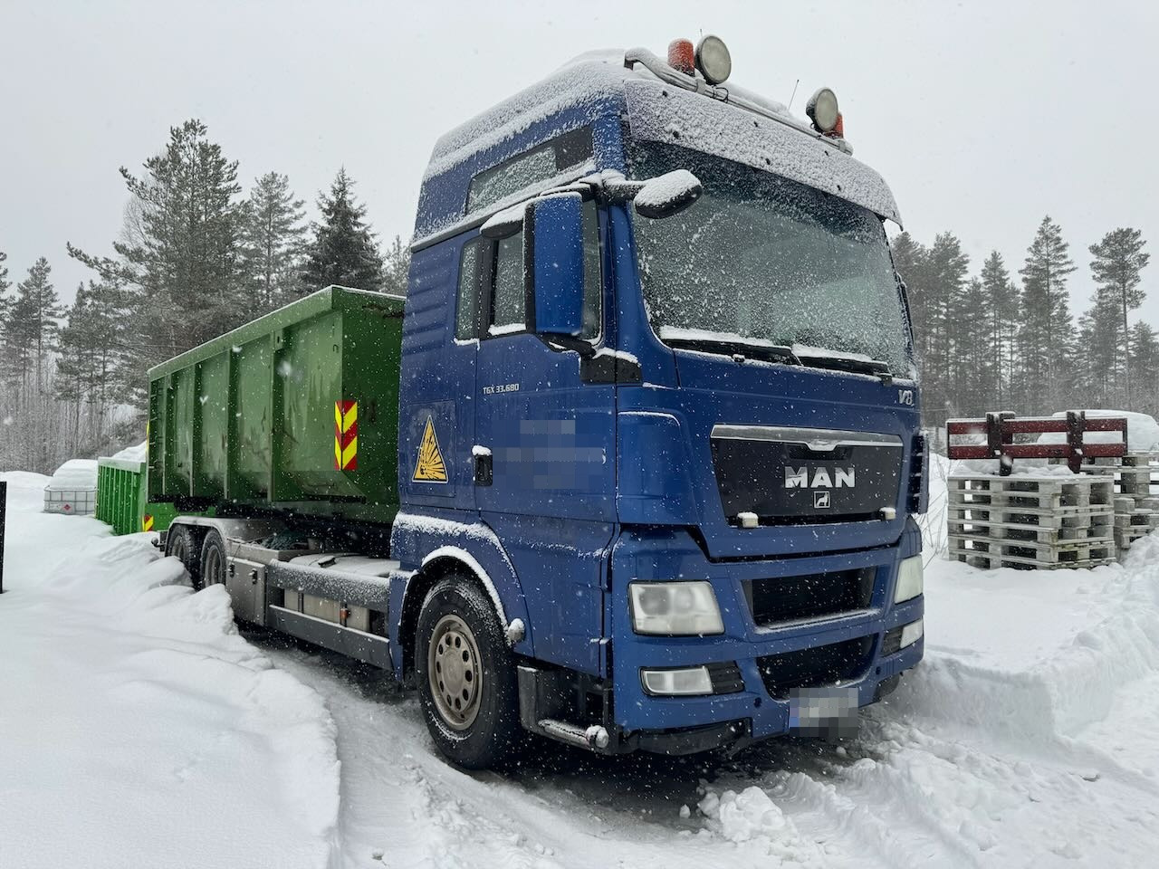MAN TGX 33.680 Krokbil med Palift Krok - شاحنة ذات الخطاف: صور 1 MAN TGX 33.680 Krokbil med Palift Krok - شاحنة ذات الخطاف: صور 1
