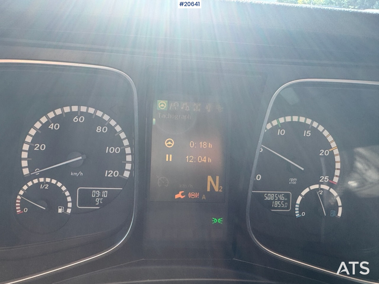 شاحنة جرار Mercedes 2551: صور 27