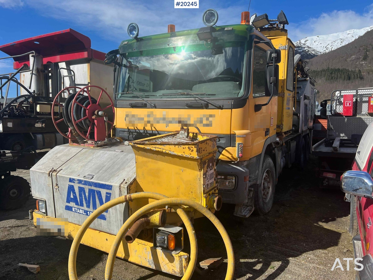 Mercedes Actros 2641 6x4 M/ 2008 AMV 7450 Betong sprøyterigg påbygg - مضخة خرسانة: صور 4 Mercedes Actros 2641 6x4 M/ 2008 AMV 7450 Betong sprøyterigg påbygg - مضخة خرسانة: صور 4