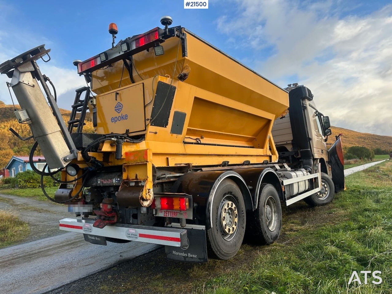 Mercedes Actros 2848 4x4+2 brøyterigget krokbil - شاحنة ذات الخطاف: صور 5 Mercedes Actros 2848 4x4+2 brøyterigget krokbil - شاحنة ذات الخطاف: صور 5