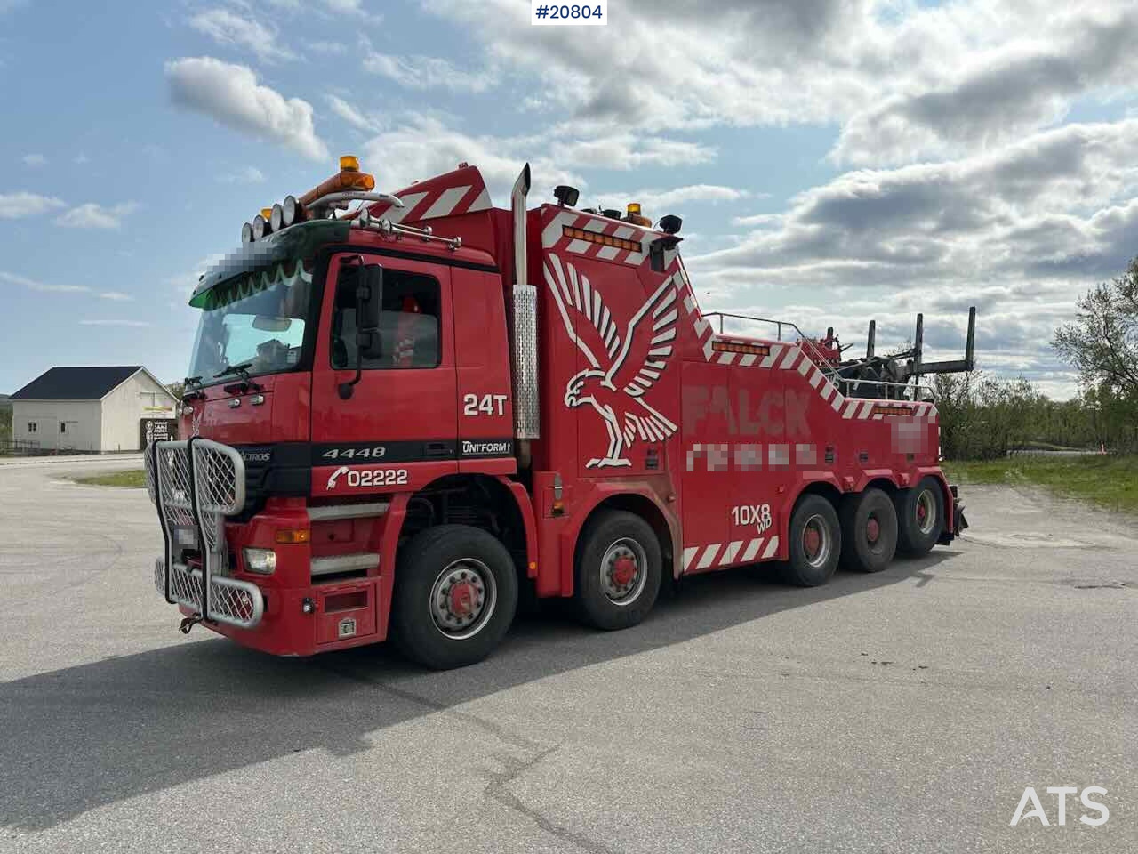 Mercedes Actros 4448 - سيارة السحب للتصليح: صور 2 Mercedes Actros 4448 - سيارة السحب للتصليح: صور 2
