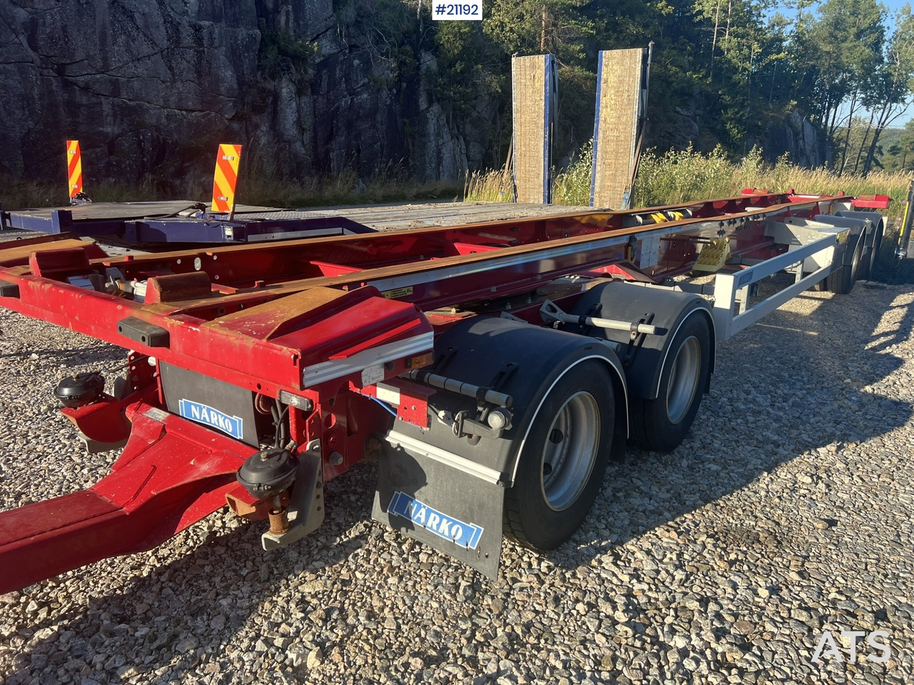 Narko 4 akslet container henger - مقطورة هوك ليفت/ لود لوجر: صور 1 Narko 4 akslet container henger - مقطورة هوك ليفت/ لود لوجر: صور 1