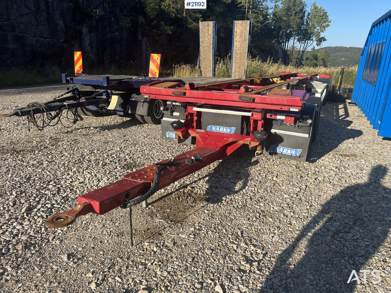 Narko 4 akslet container henger - مقطورة هوك ليفت/ لود لوجر: صور 3 Narko 4 akslet container henger - مقطورة هوك ليفت/ لود لوجر: صور 3