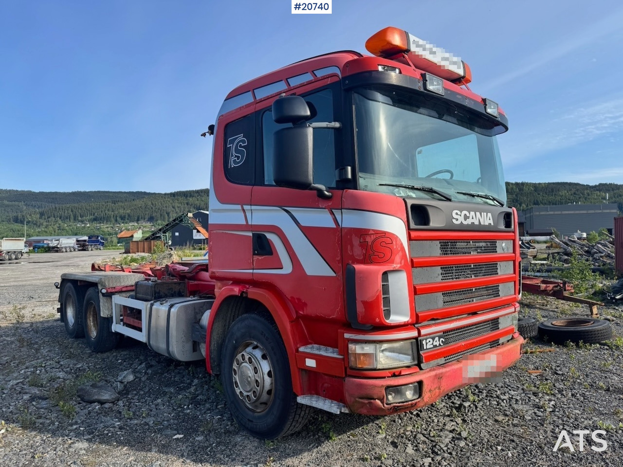 Scania R124 - شاحنة ذات الخطاف: صور 1 Scania R124 - شاحنة ذات الخطاف: صور 1